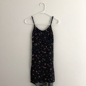 Black spaghetti strap dress